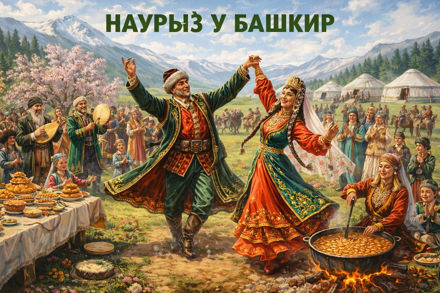 ЕДИНСТВО В МНОГООБРАЗИИ: ВСТРЕЧАЕМ ВЕСНУ С БАШКИРСКИМ ПРАЗДНИКОМ НАУРЫЗ!