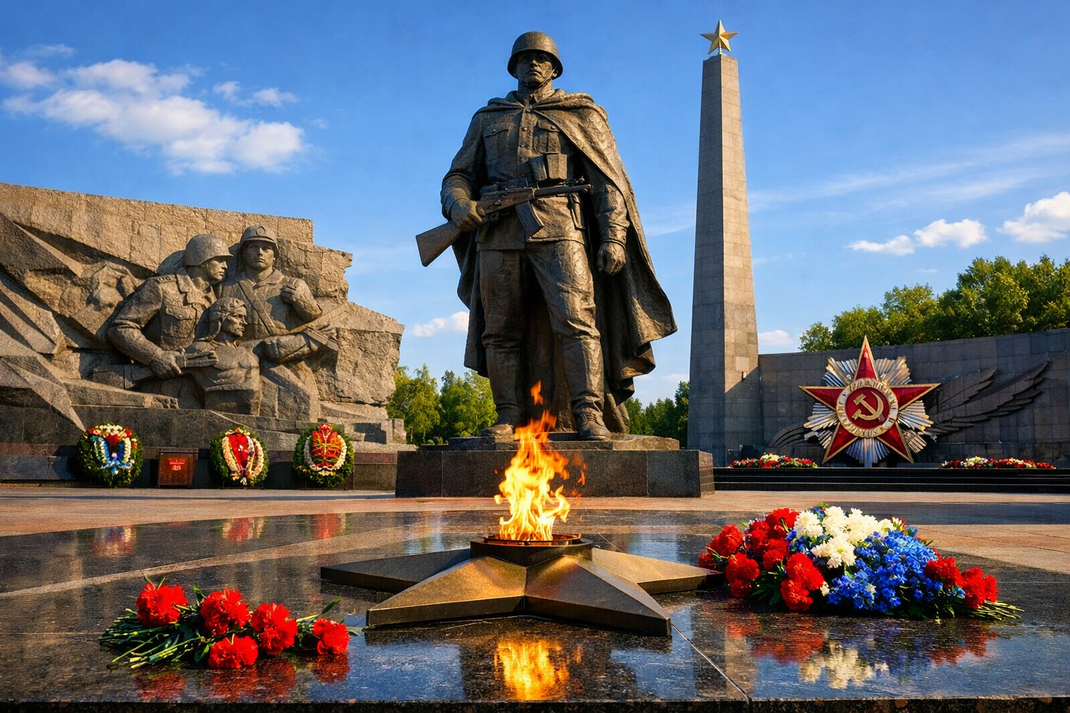 АКЦИЯ «100 ДНЕЙ ДО ПОБЕДЫ»: ПАМЯТЬ, ЗАСТЫВШАЯ В КАМНЕ