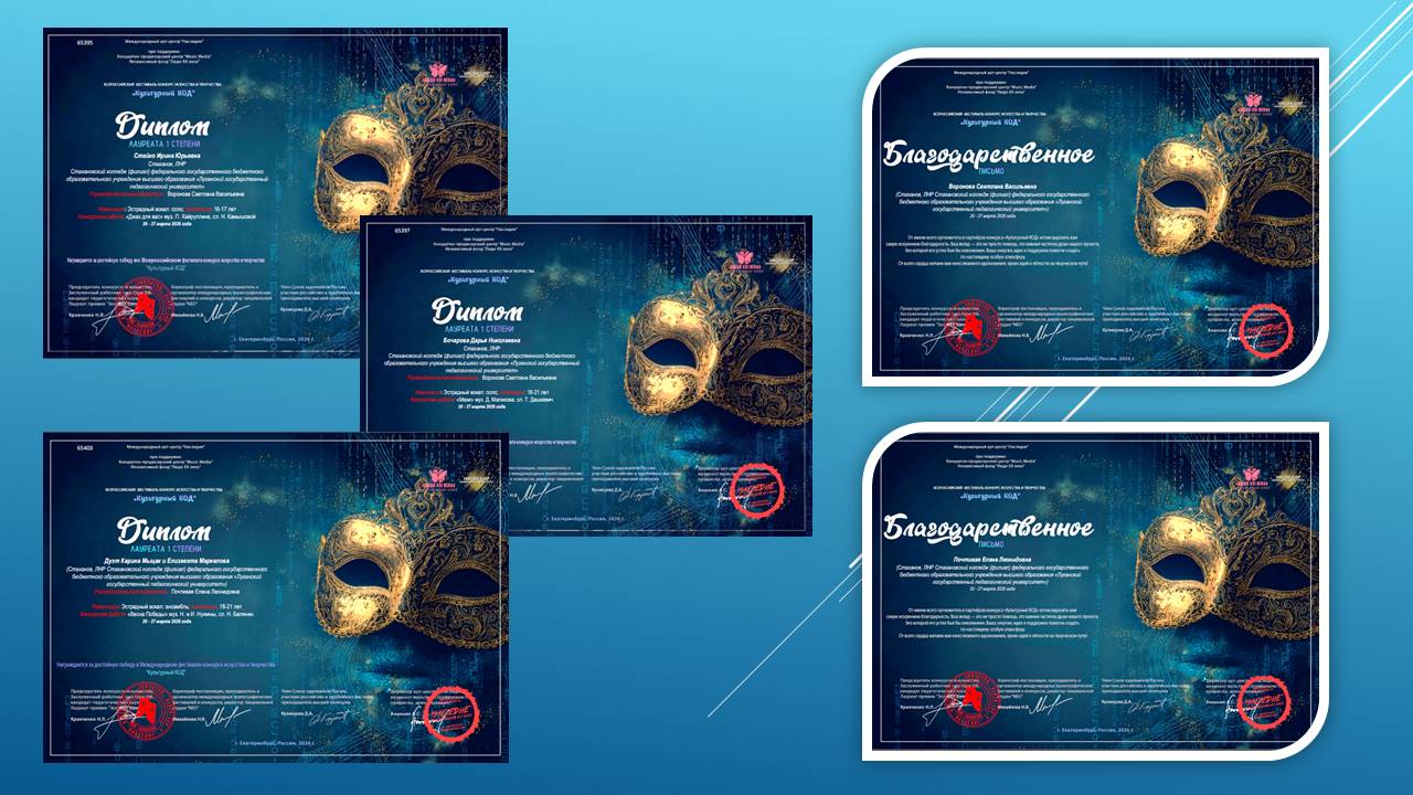 ТВОРЧЕСКИЙ ПРОРЫВ