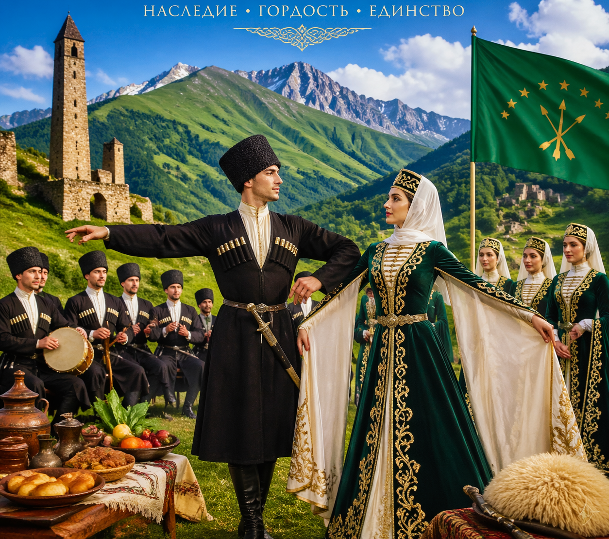 ТАНЦЫ АДЫГОВ: ЭХО ВЕКОВЫХ ТРАДИЦИЙ