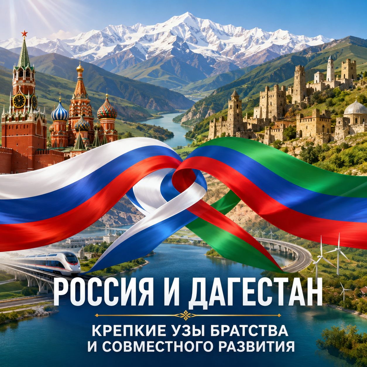 ДАГЕСТАН И РОССИЯ: КРЕПКИЕ УЗЫ БРАТСТВА И СОВМЕСТНОГО РАЗВИТИЯ