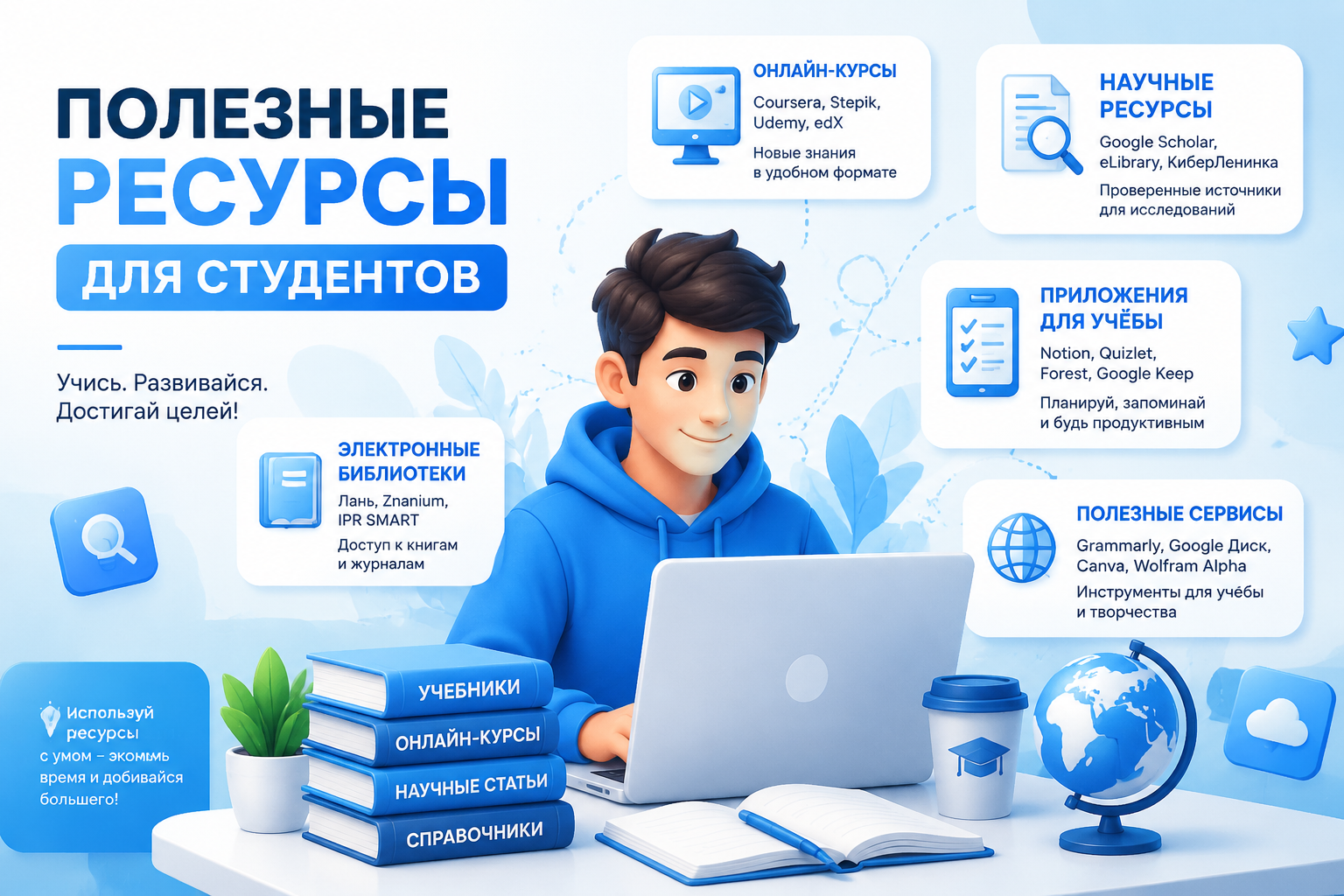 3 ПОЛЕЗНЫХ РЕСУРСА ДЛЯ СТУДЕНТОВ: НАХОДКА ДЛЯ УЧЁБЫ И НЕ ТОЛЬКО