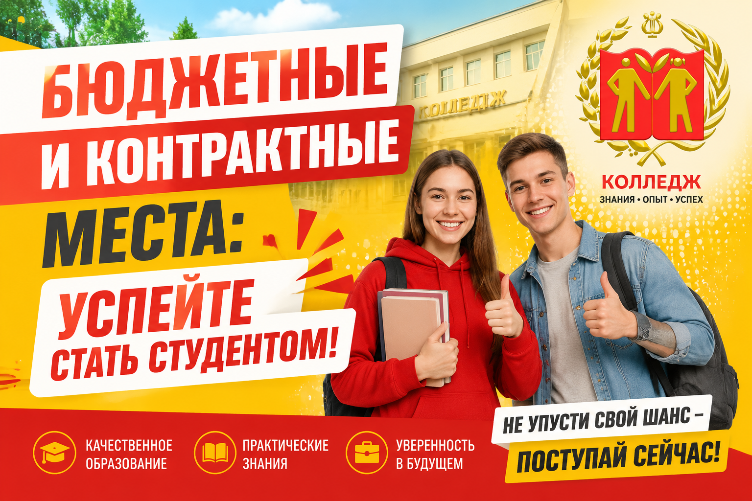 🚨 БЮДЖЕТНЫЕ И КОНТРАКТНЫЕ МЕСТА: УСПЕЙТЕ СТАТЬ СТУДЕНТОМ!