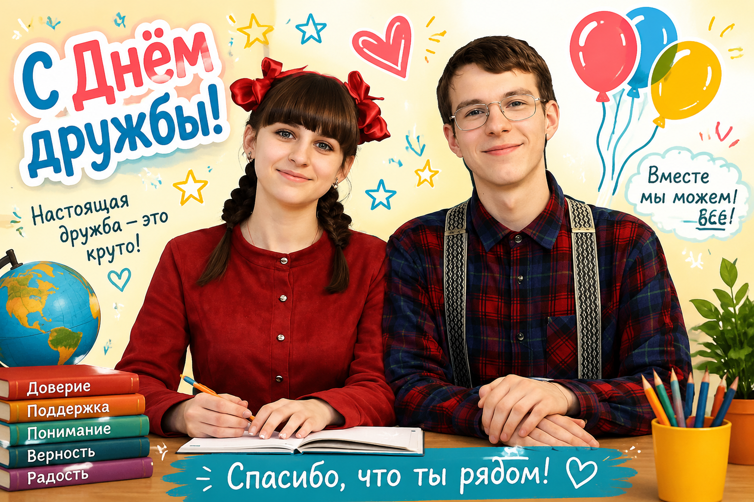 ДРУЖБА — ЭТО МЫ: МАША И ВИТЯ О МЕЖДУНАРОДНОМ ДНЕ ДРУЖБЫ