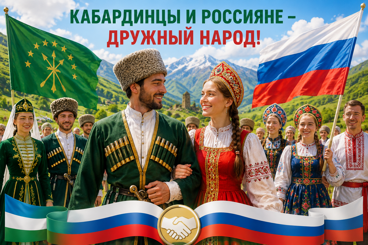КАБАРДИНЦЫ И РОССИЯНЕ: ОДНА СТРАНА — ОДНА СУДЬБА