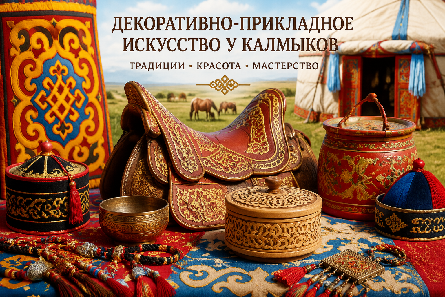 ДЕКОРАТИВНО-ПРИКЛАДНОЕ ИСКУССТВО КАЛМЫКОВ: БОГАТСТВО ТРАДИЦИЙ И МАСТЕРСТВА