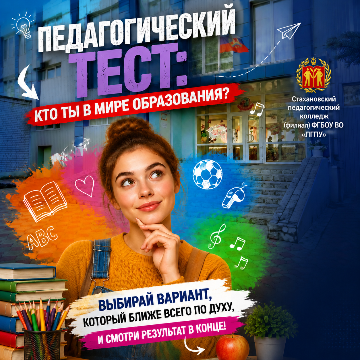 🧠 ПЕДАГОГИЧЕСКИЙ ТЕСТ: Кто ты в мире образования?