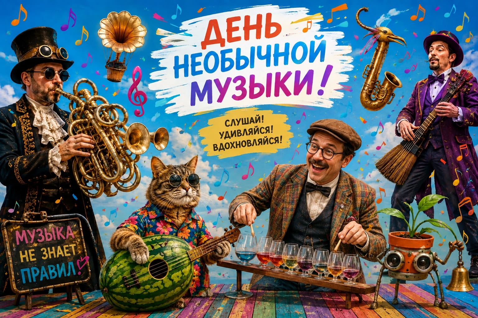 ДЕНЬ НЕОБЫЧНОЙ МУЗЫКИ: КОГДА ЗВУК СТАНОВИТСЯ ЧУДОМ